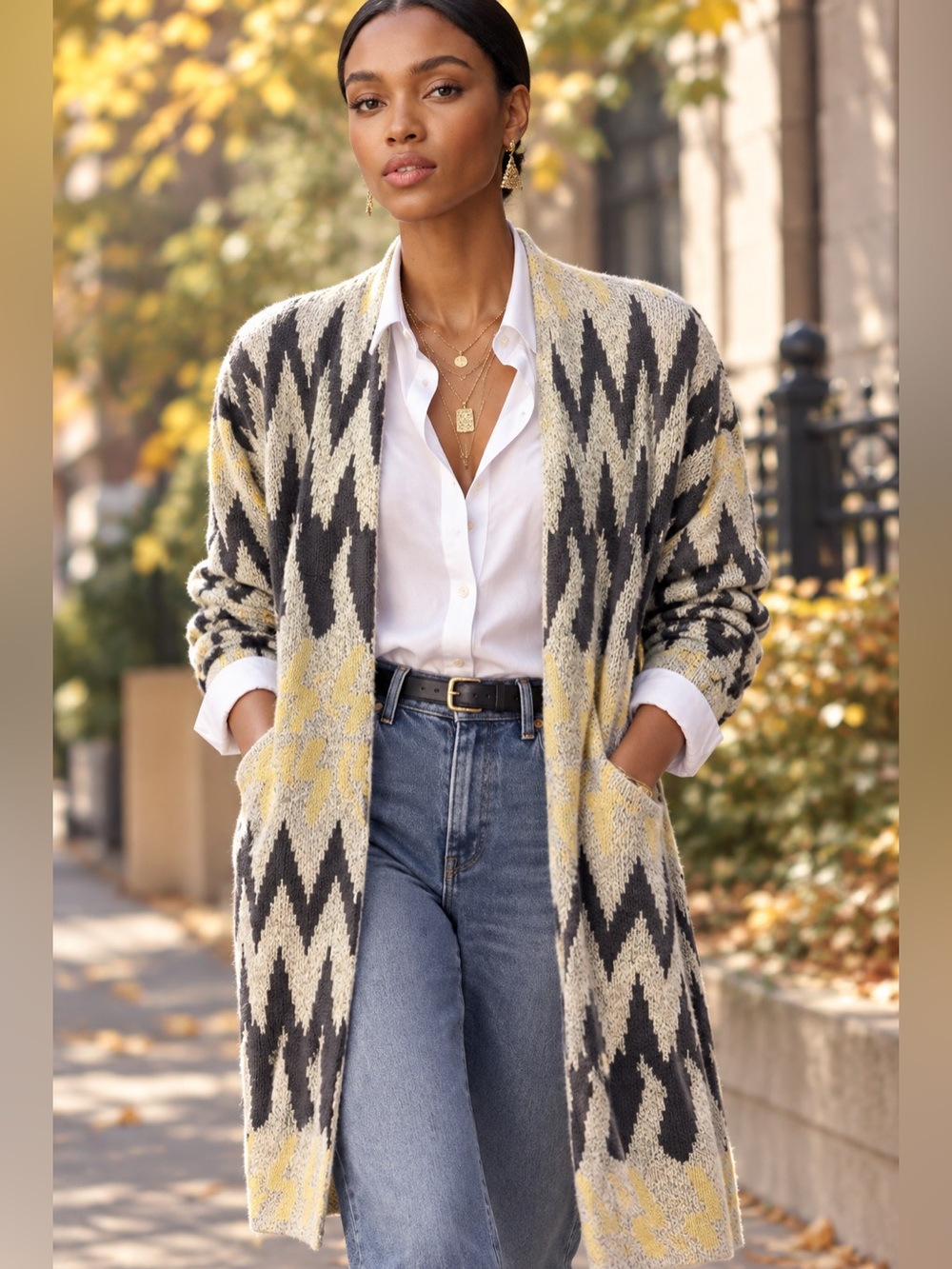 The perfect long cardigan.
